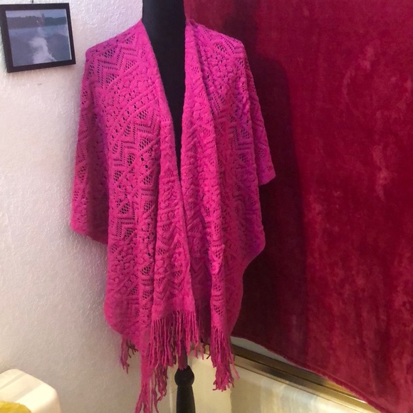 Nema Avenue NWT stunning Pink open lace cardigan - Picture 6 of 8